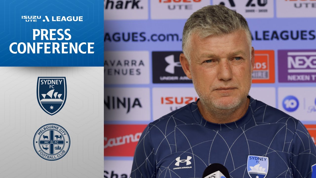 Ufuk Talay | Press Conference | Sydney FC v Melbourne City