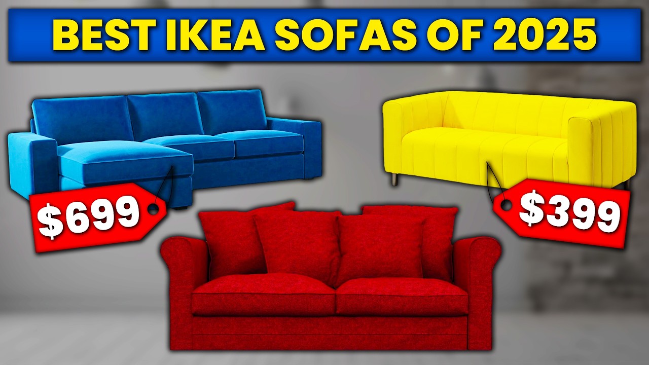 10 NAJLEPSZYCH sof IKEA w 2025 roku. Znajdź idealną kanapę do swojego wnętrza!