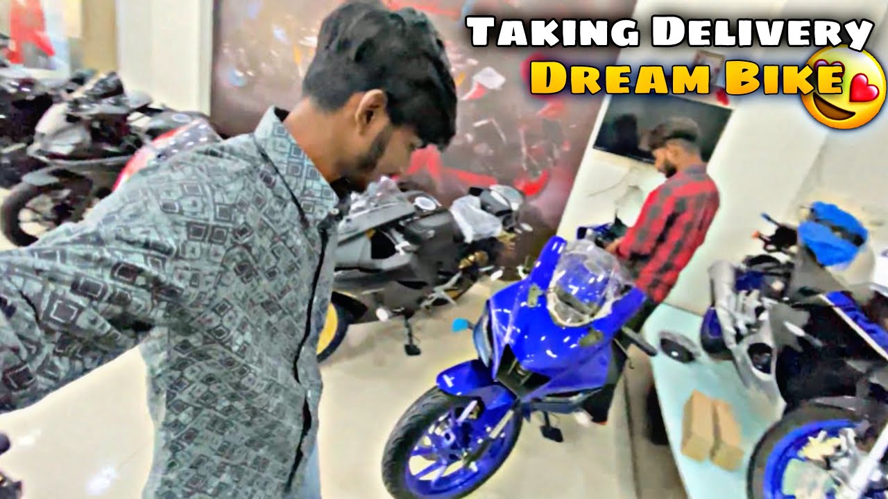 Taking Delivery Dream Bike Yahmaha R15 V4 😍 || R15 v4 Lovers || Sahil Vlogs 56