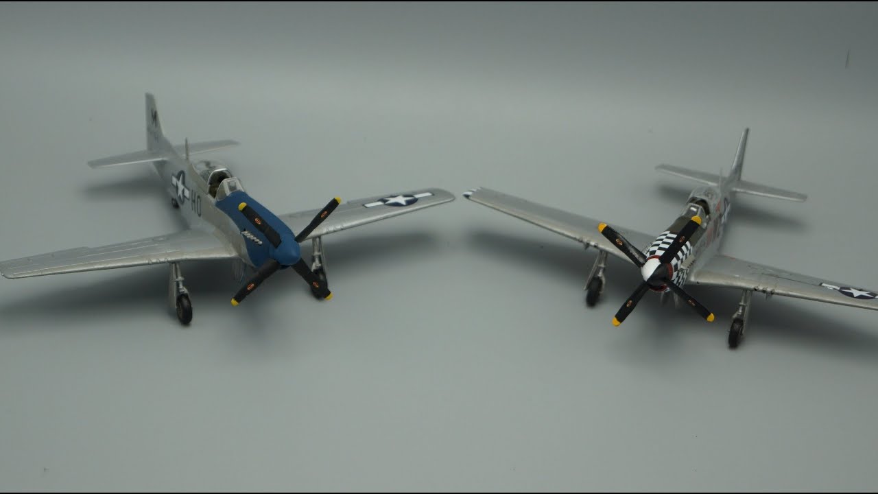 Revell vs Tamiya P-51Ds comparison part 2