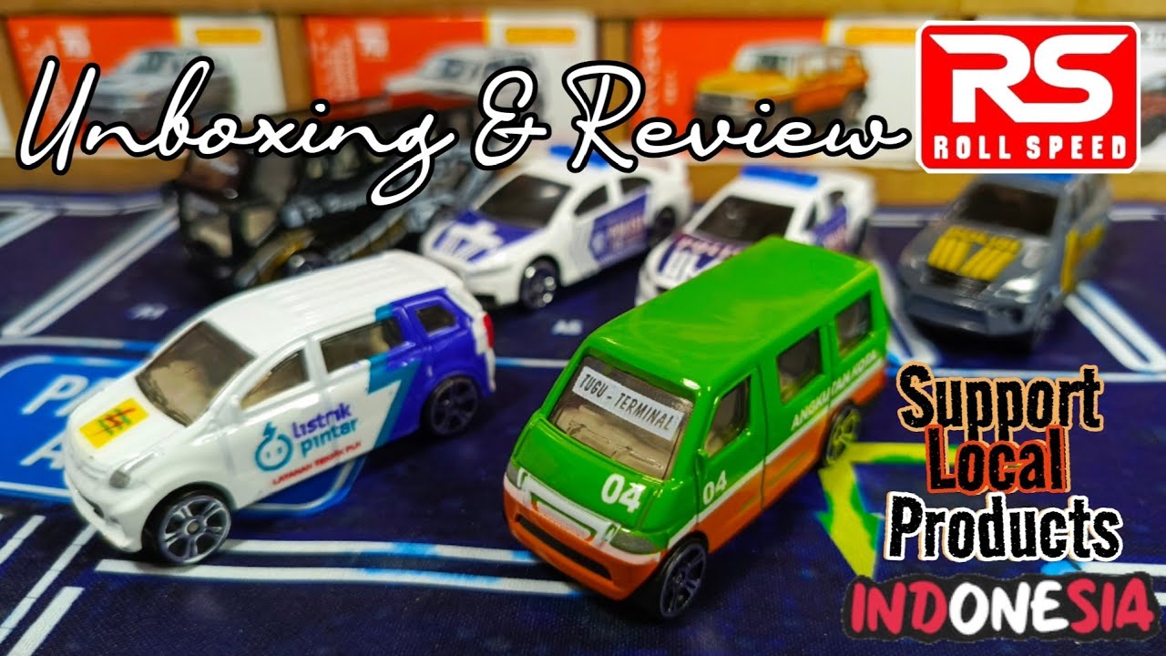 JEDA HUNTING DIECAST VIRAL - UNBOXING & REVIEW ROLL SPEED PRODUK LOKAL - ANGKOT JOGJA & PLN PINTAR!