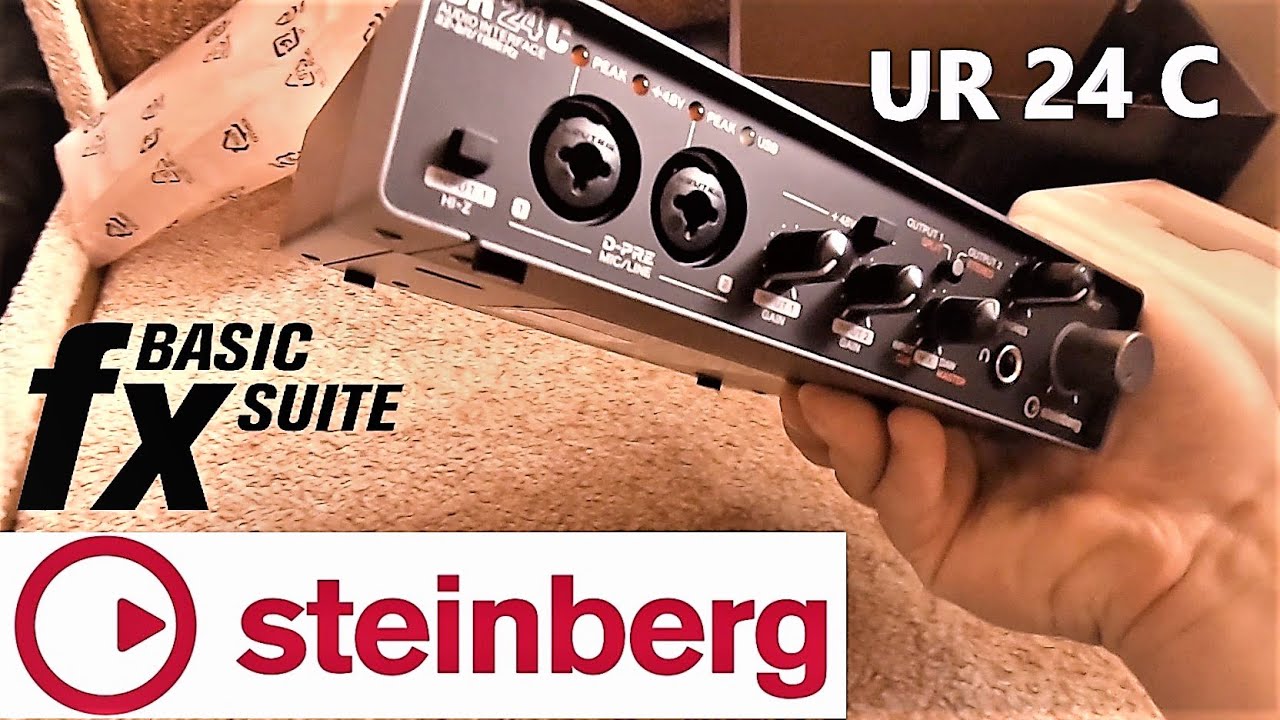 Аудиоинтерфейс STEINBERG ur24c с DSP процессором. РАСПАКОВКА, ОБЗОР и инструкция по ПОДКЛЮЧЕНИЮ.