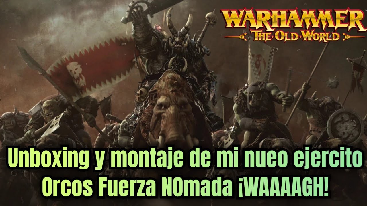 🔥UNBOXING Y MONTANDO EL NUEVO EJERCITO DE ORCOS NOMADAS DEL ¡WAAAGH! AVATARS OF WAR TOW🔥FORJA 3D