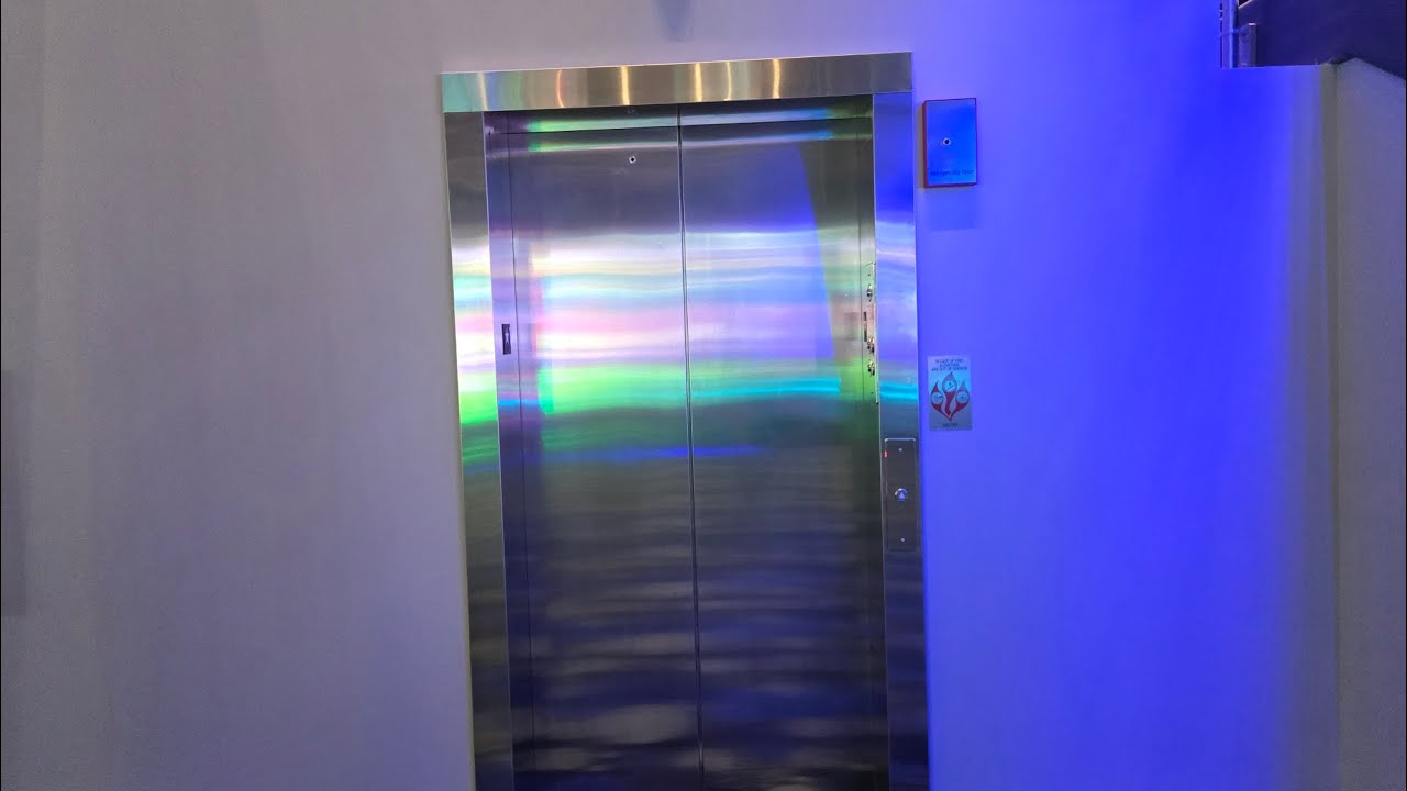 Kone MonoSpace 300 DX MRL Traction Elevator at Andretti Indoor Karting & Games in  Schaumburg IL