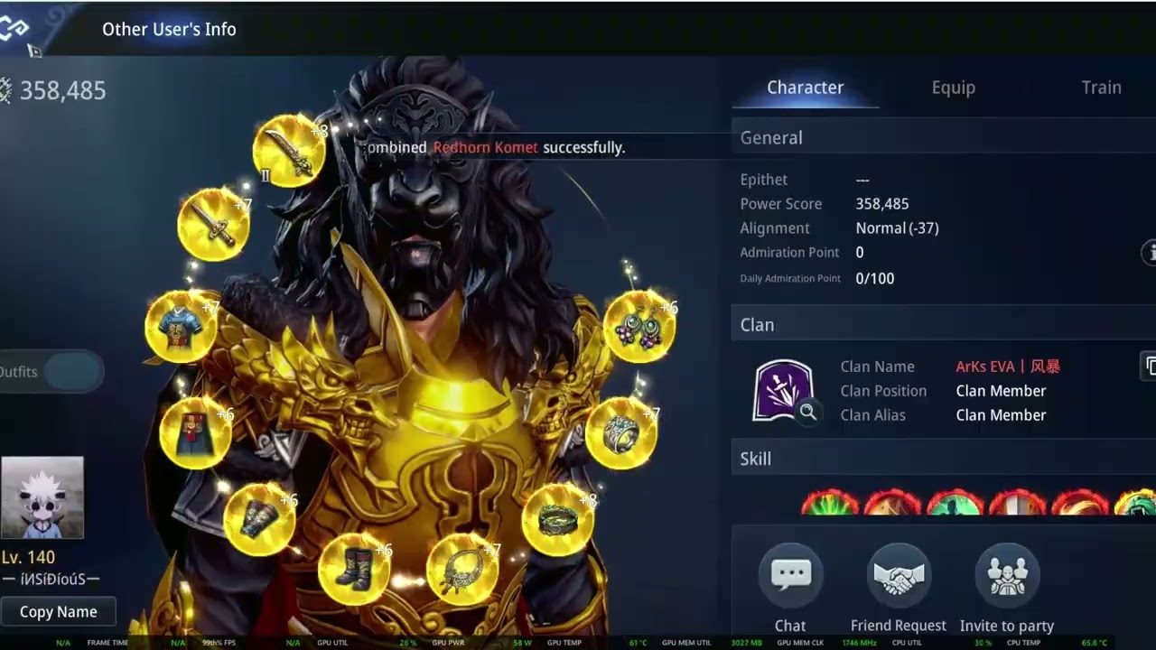 Mir4 HLDP Ateynup Darkist vs ー &iacute;ИS&iacute;&ETH;&iacute;o&uacute;Sー Warrior