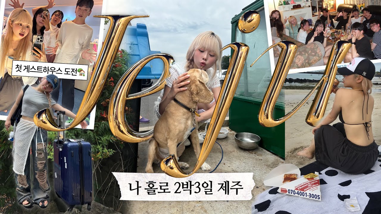 혼저 옵서예~🪨 나 홀로 2박 3일 제주 브이로그🍊 ENFP의 첫 게스트 하우스 도전기🏡🌴 모르는 사람들이랑도 잘 놀아요 ..