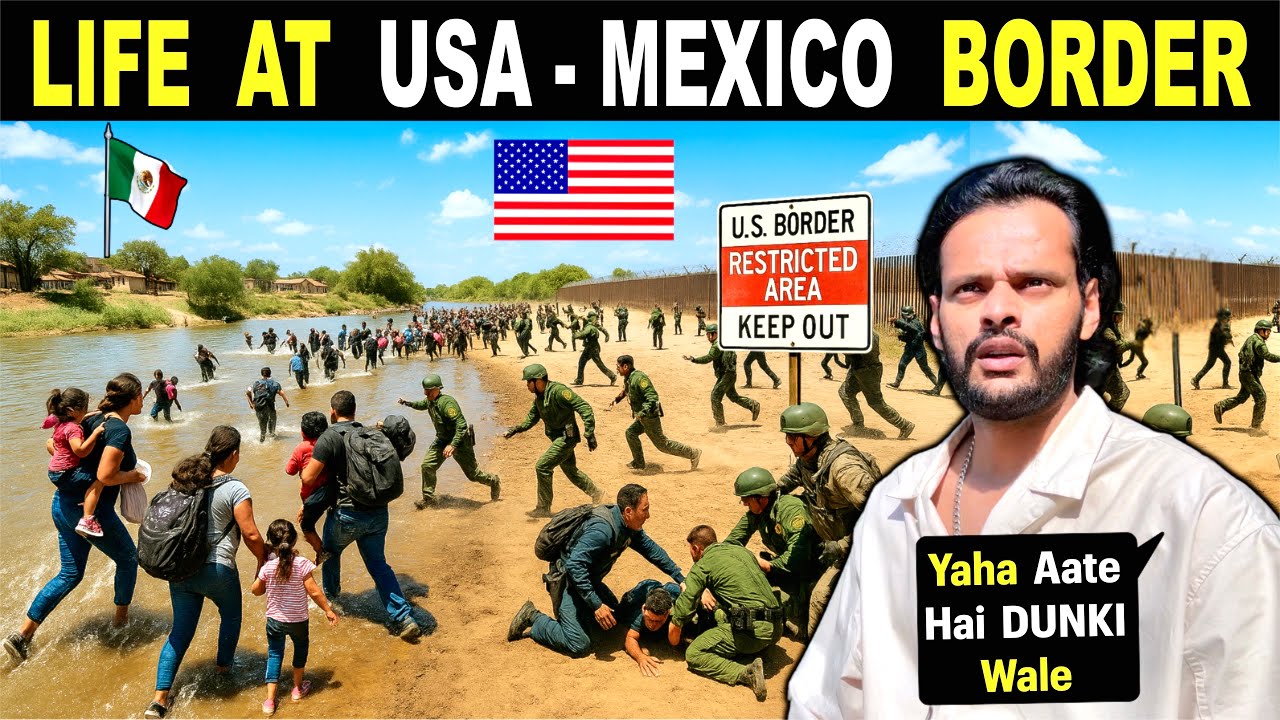 USA - MEXICO Border Life: What No One Shows You 🇺🇸🇲🇽 | Indian In USA | Dunki Route To America