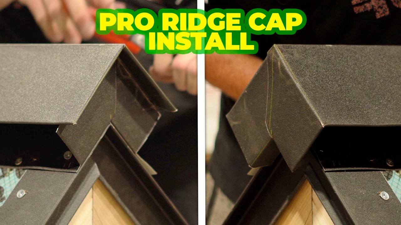 10X Your Standing Seam Ridge Cap Install