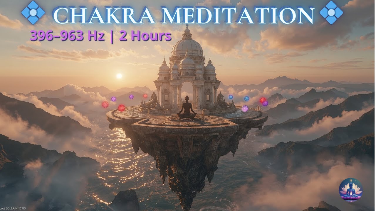 Chakra Meditation🌀– Tibetische Meditation 2 Stunden  (396 Hz–963 Hz) alle 7 Chakren aktivieren