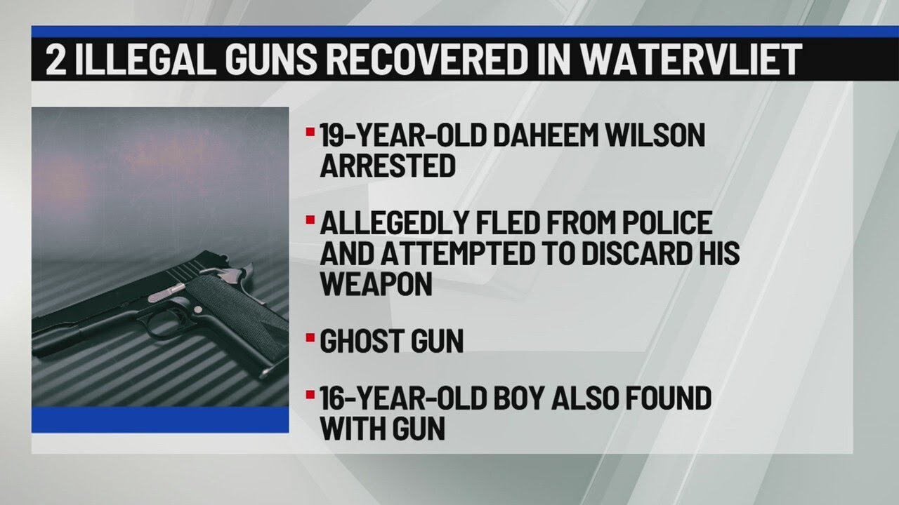 Two Watervliet teens arrested on gun charges