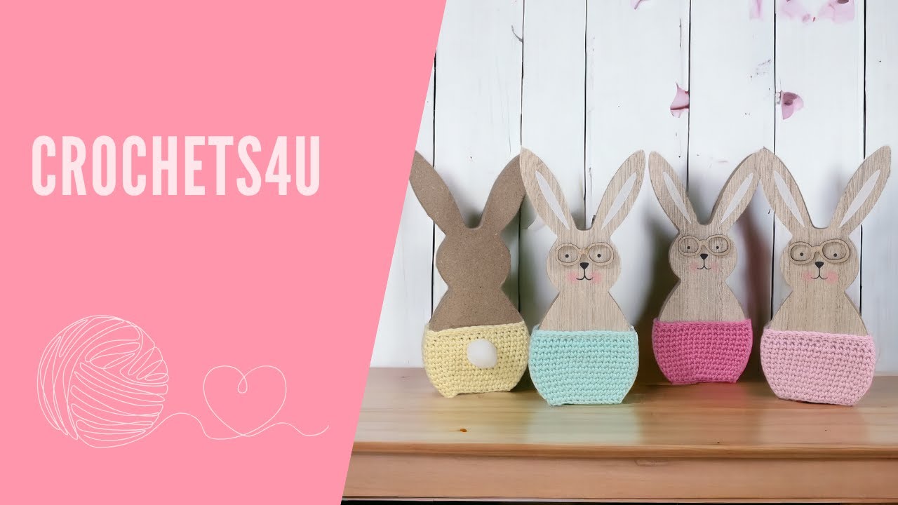 DIY: Gehaakt Hoesje voor Houten Paashaasje - Eenvoudige Haak Tutorial