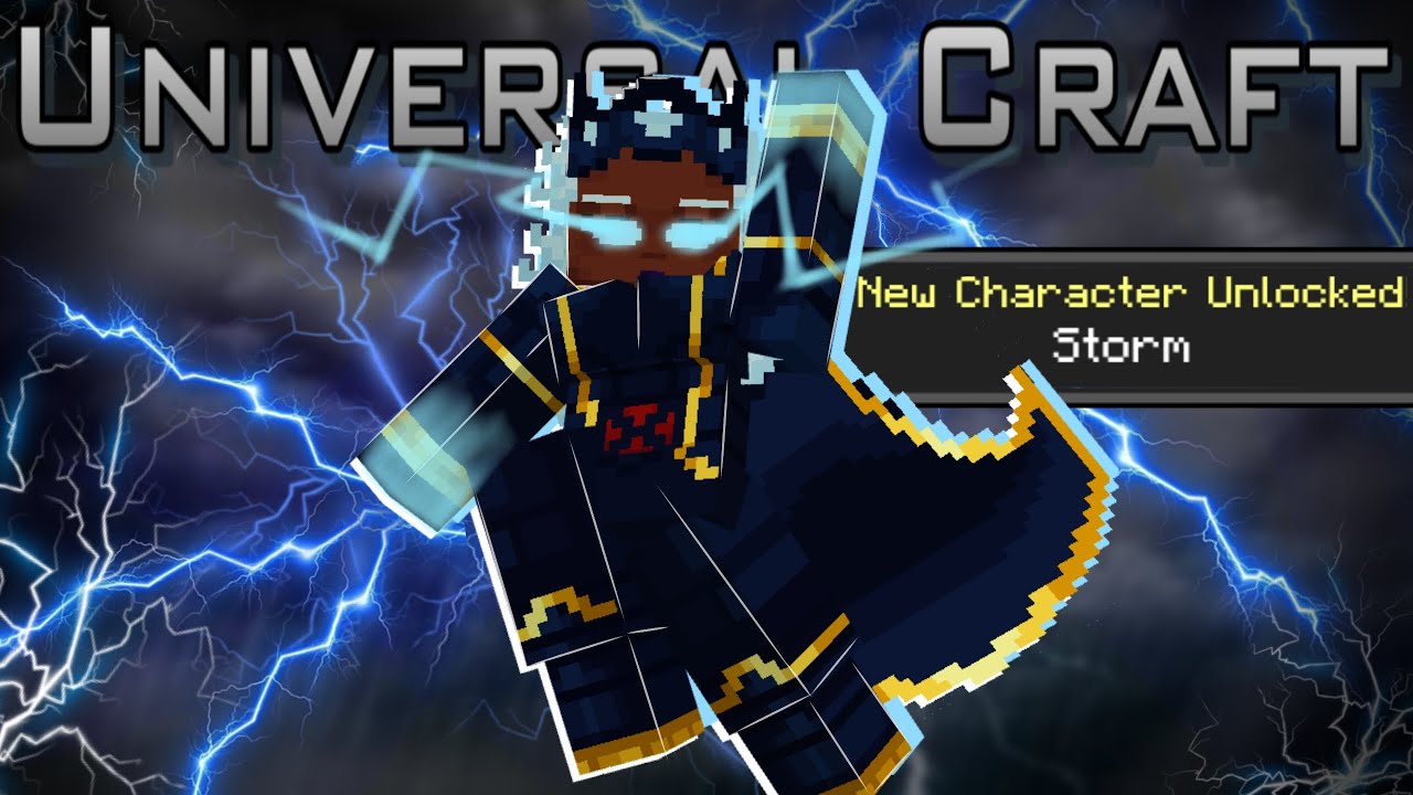 [DOWNLOAD - EARLY ACESS] MCPE/MCBE UniversalCraft Addon: Storm (X-men)