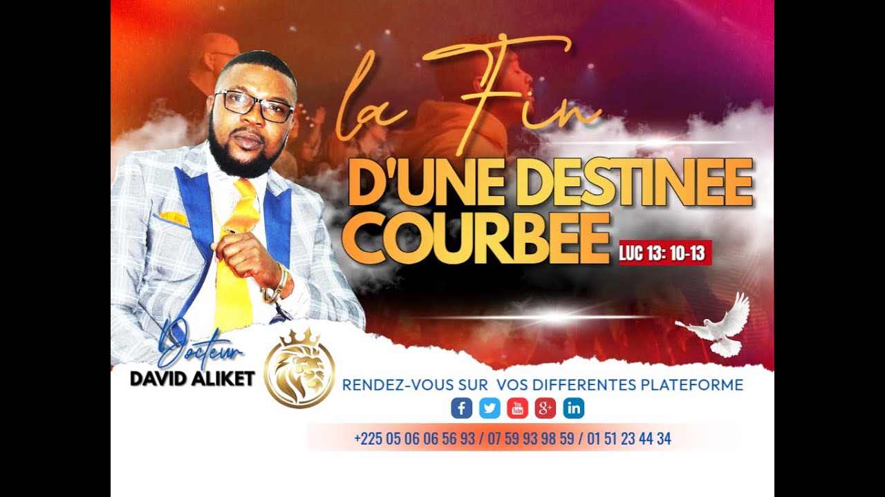 LA FIN D'UNE DESTINEE COURBEE / Dr. DAVID ALIKET