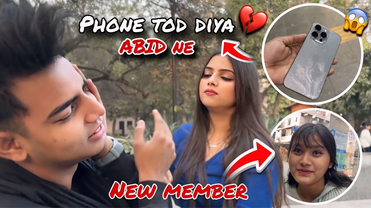 PHONE TOD DIYA GUSSE MAI 🤬😱 || MEET NEW MEMBER ❤️😍 || NITISHA 09