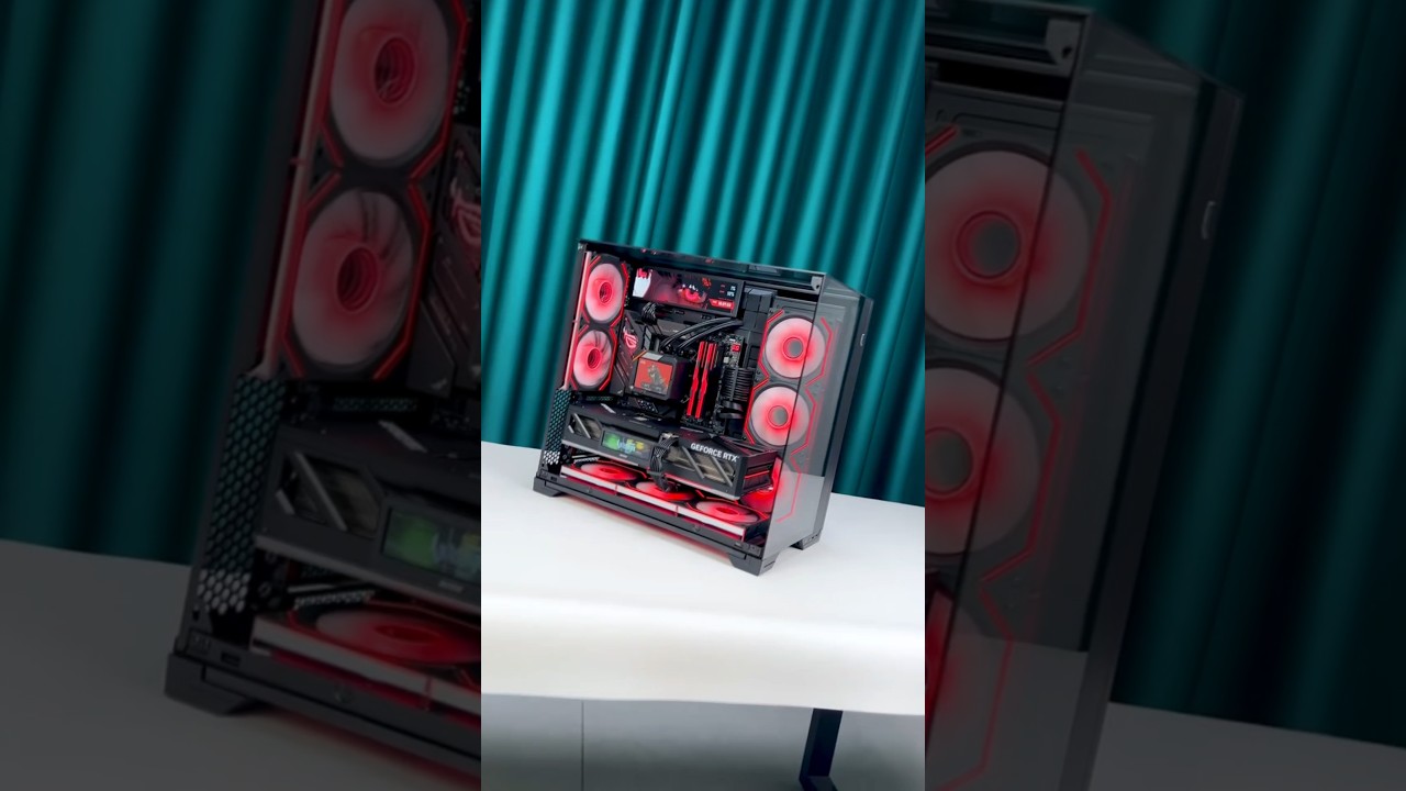 Ultimate Gaming PC Build🔥 RYZEN 7 9800X3D + RTX 5080🫅 #pcbuild #gaming #asmr #rtx #amd #tech