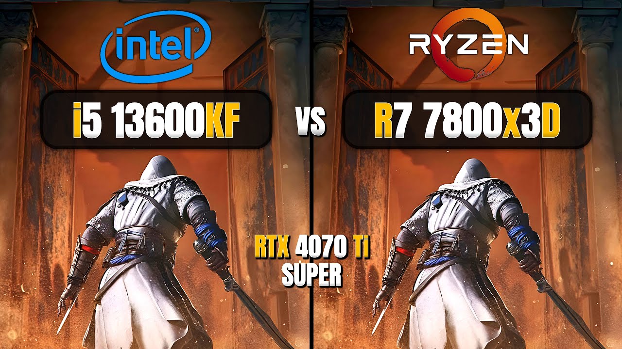 Intel Core i5 13600KF (DDR4) vs AMD Ryzen Ryzen 7 7800X3D - Test In 15 Games