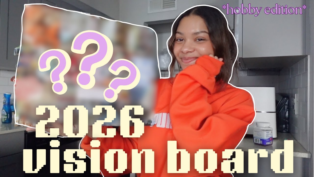 making my 2026 HOBBY vision board | VLOGMAS DAY 21