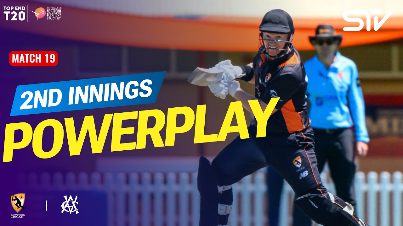 2nd Innings Powerplay | NT Strike vs Victoria CA XI | Top End 2026 | Match 19 | DXC | ZP1K