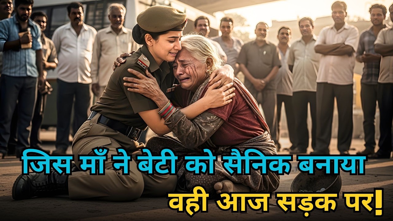 फौजी अफ़सर बेटी, बस स्टैंड पर माँ को भिखारी देखा — मुलाक़ात से सब सन्न रह गए