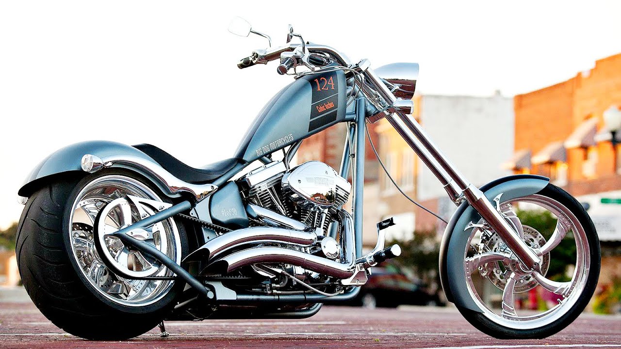 🐶 Мотоцикл Big Dog K-9 Custom 👍!