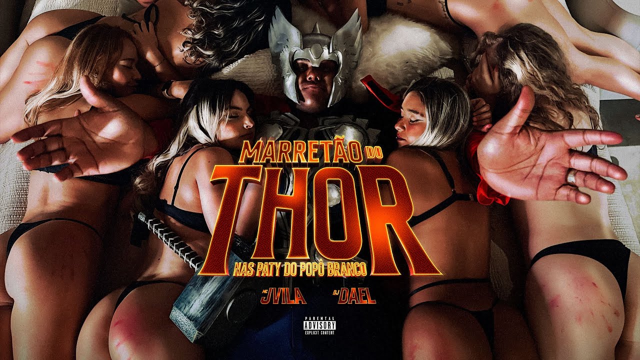 Marret&atilde;o do Thor Nas Paty do Pop&ocirc; Branco 🔨 - Mc Jvila (DJ Dael)