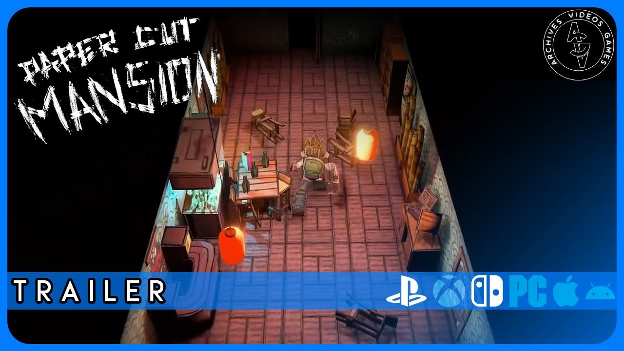 Paper Cut Mansion - Coming to Switch and Playstation (2022.11.22)