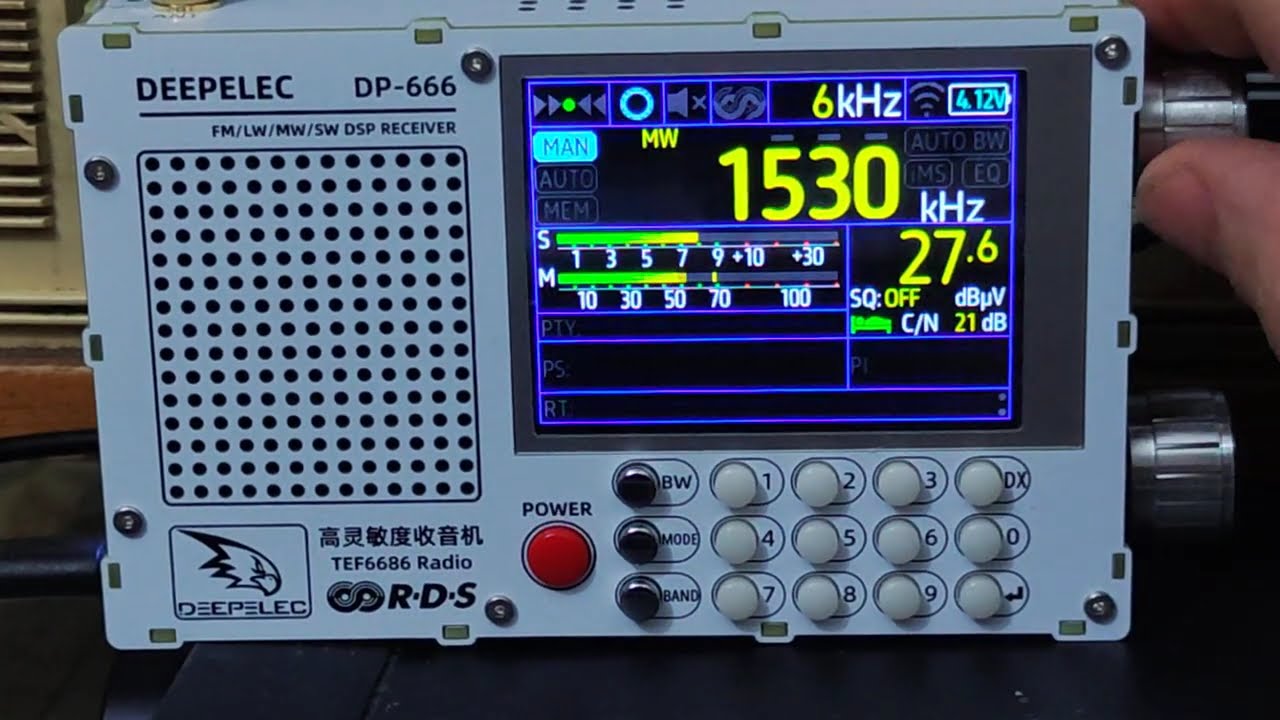 DP 666. Настройки для приёма АМ. MW, LW.