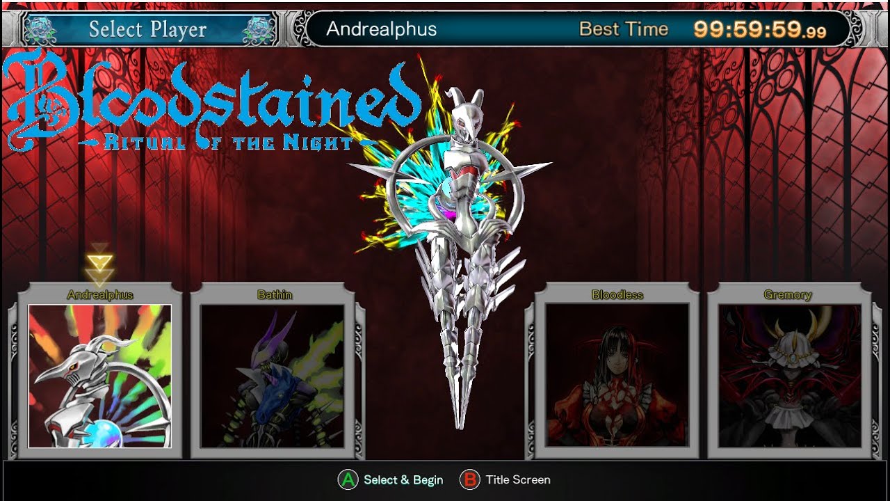 Bloodstained: Ritual of the Night (PC) - Boss Revenge Mode - Andrealphus