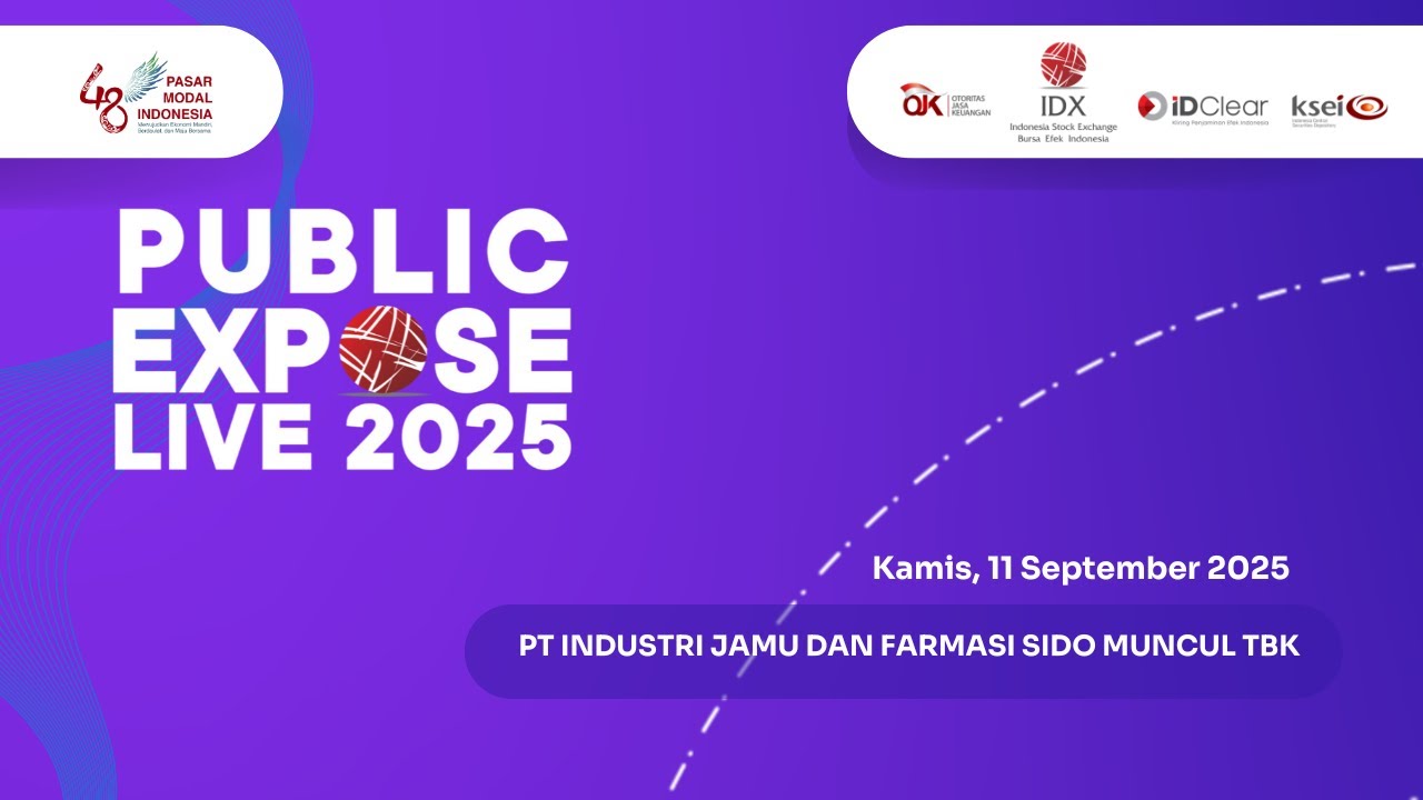 #PubexLive 2025 - PT Industri Jamu Dan Farmasi Sido Muncul Tbk (SIDO)