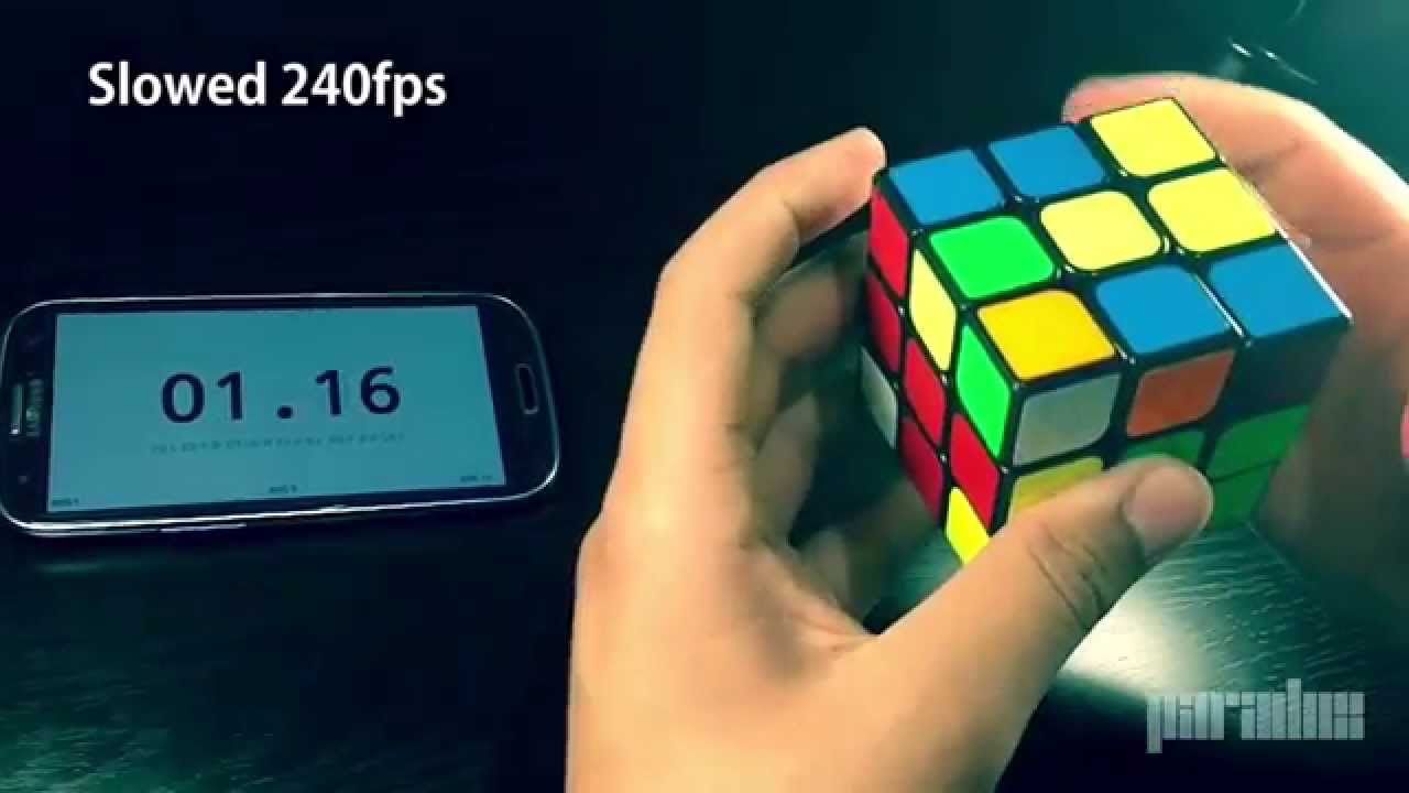 Slow Motion Rubik's Cube Solve [240fps iPhone 6]