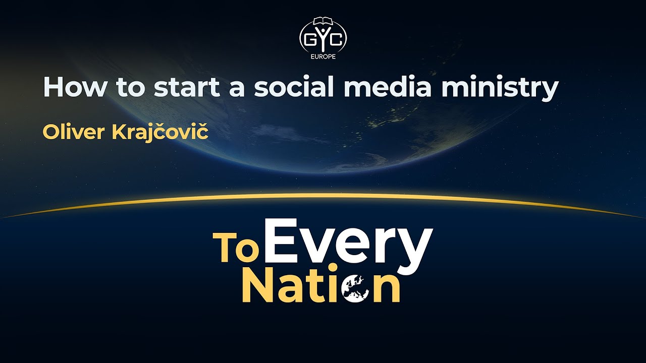 How to start a social media ministry | Oliver Krajčovič | Workshop