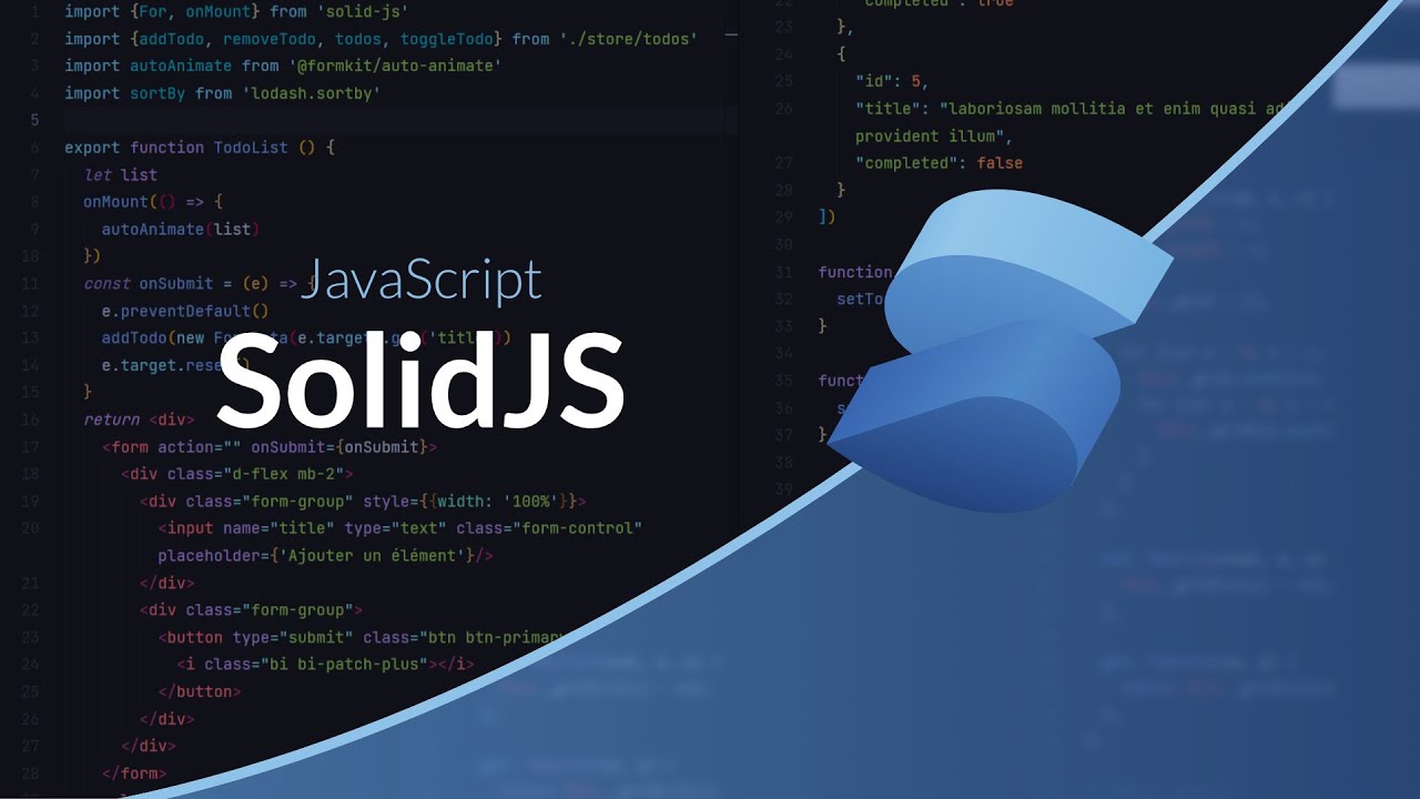 Découverte de SolidJS, une bonne alternative à React ?
