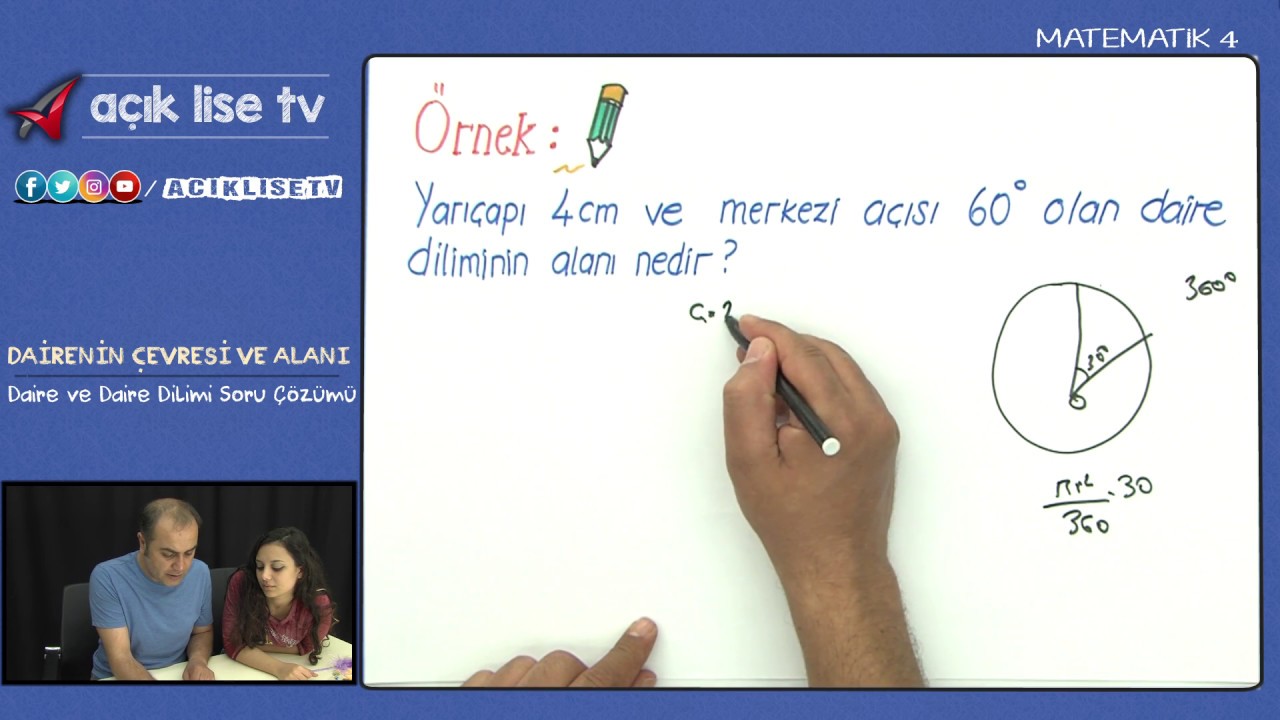 Dairenin Çevresi ve Alanı - Soru çözümü