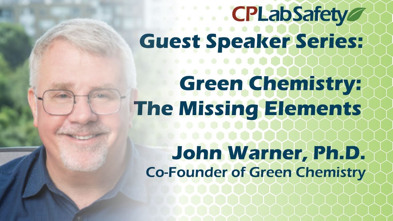 Green Chemistry: The Missing Elements with John Warner