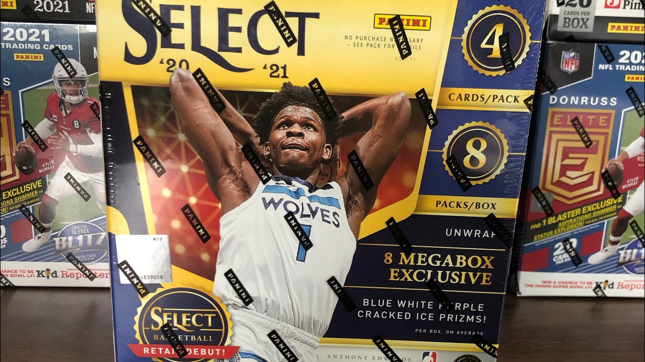 BEAUTIFUL CARDS and some nice hits 20-21 panini select basketball mega box opening