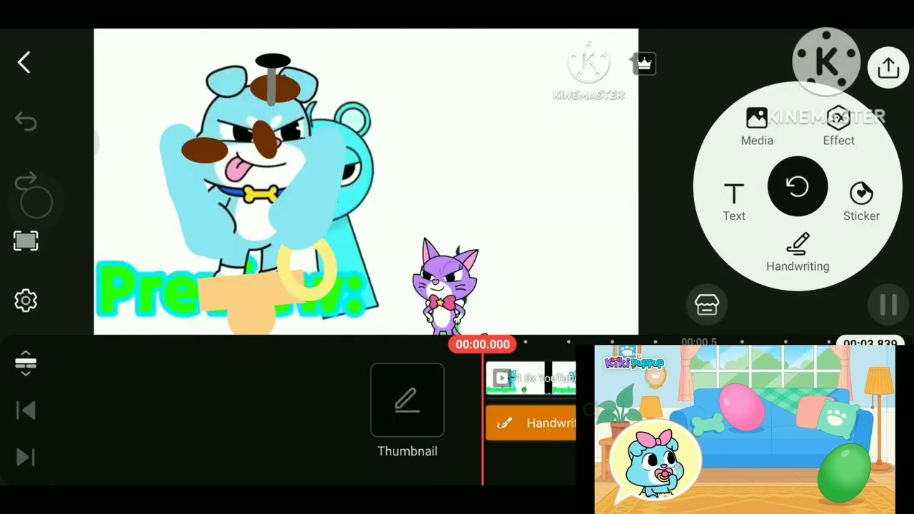 Kiki and the puppo logo remake kinemaster speedrun 7x speed @Noobroblox_fan4 