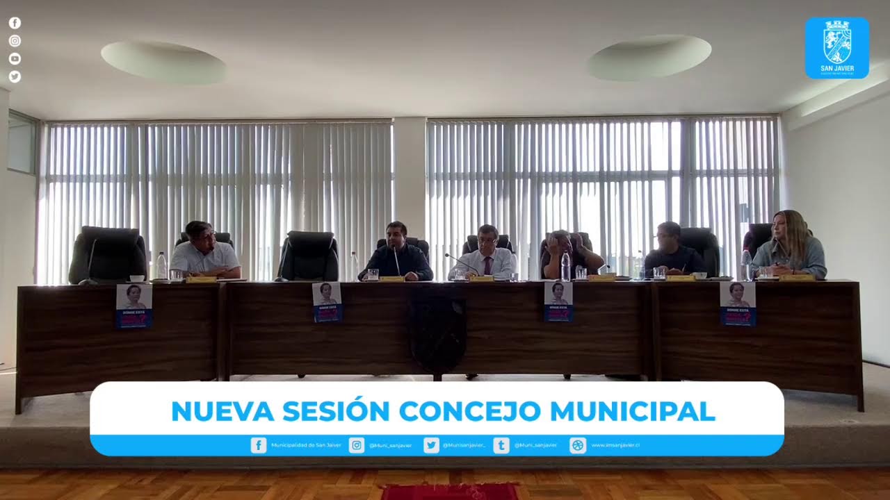 📲#Ahora / 🔴Nuevo Concejo Municipal.