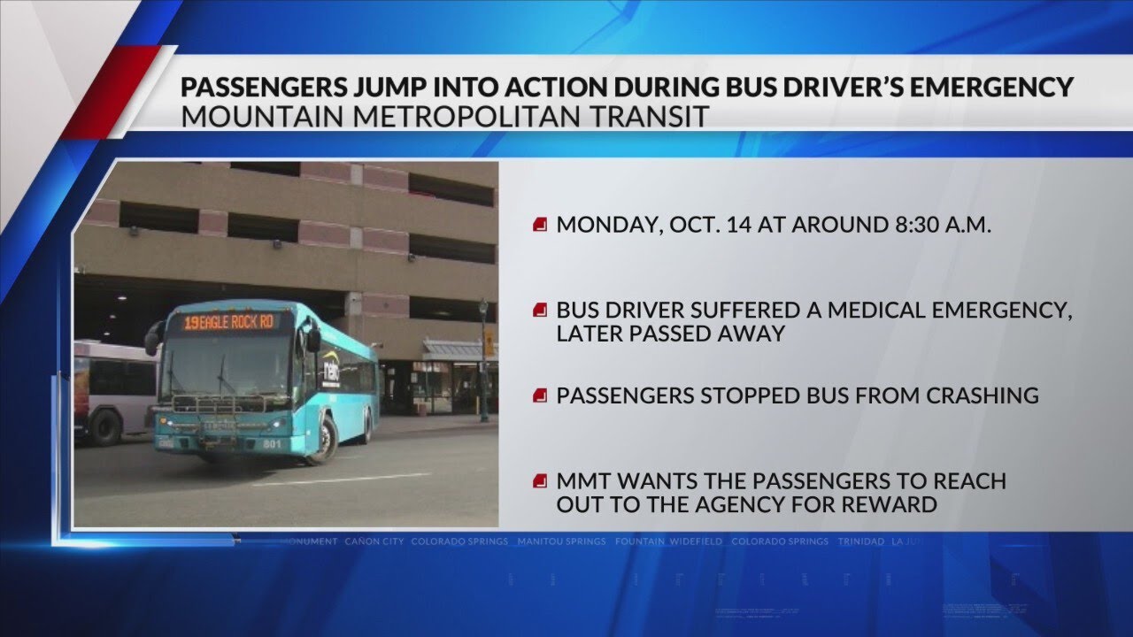 Hero passengers jump into action during bus driver&rsquo;s medical emergency