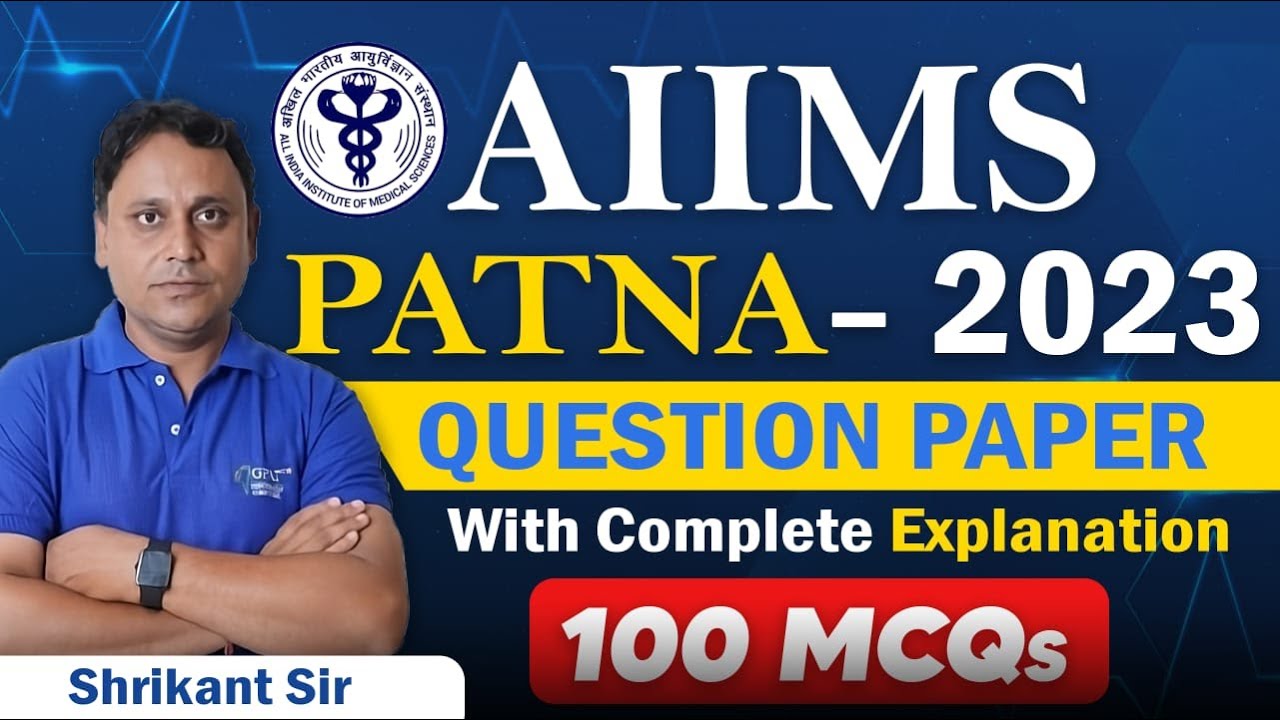 AIIMS PATNA PHARMACIST- 2023 PREVIOUS YEAR QUESTIONS DISCUSSION | COMPLETE EXPLANATIONS✍️CLASS- 14