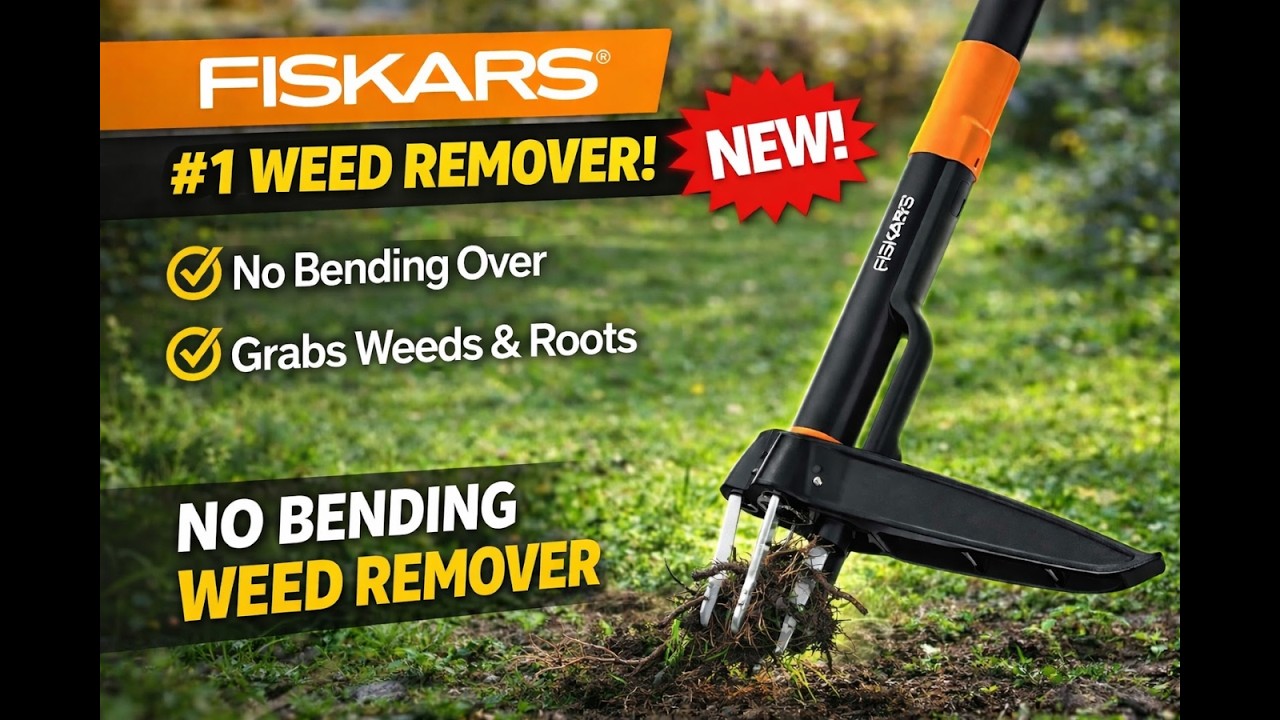 Top Lawn Weeding Tool 2026 | Fiskars 4-Claw Weed Puller Test