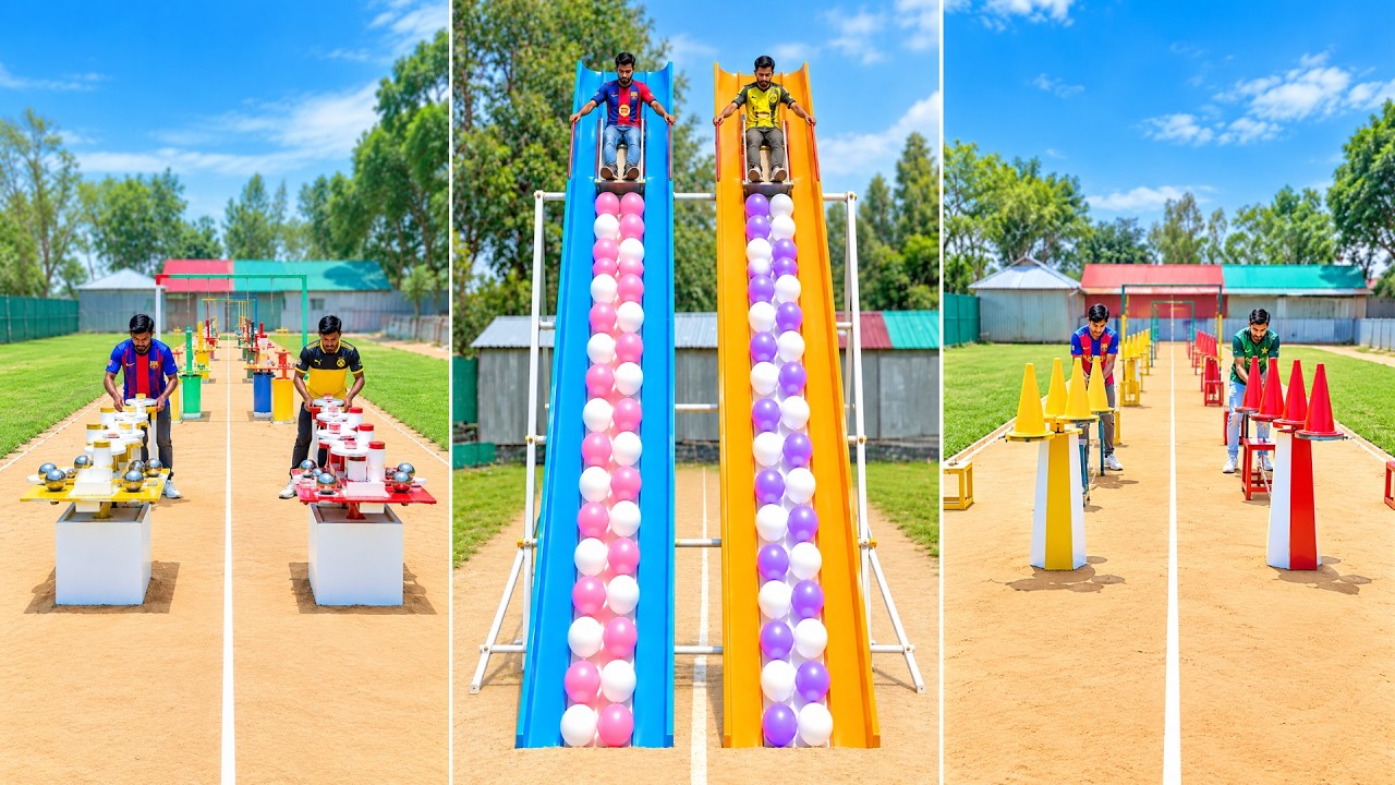 Balloon Obstacle Challenge &ndash; Who Will Be Winner? 🎈🏆 ChallengeKings