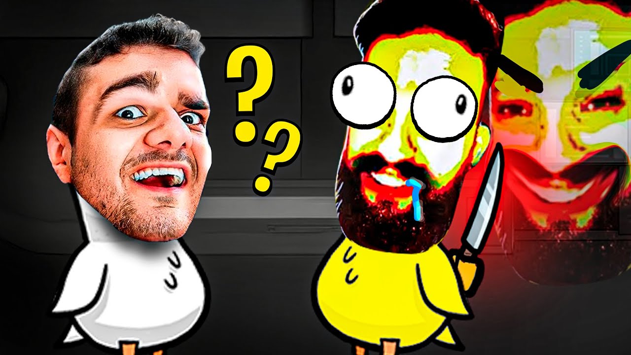 GABS FOI GÊNIO E SE FINGIU DE BURRO PARA GANHAR A PARTIDA - Goose Goose Duck