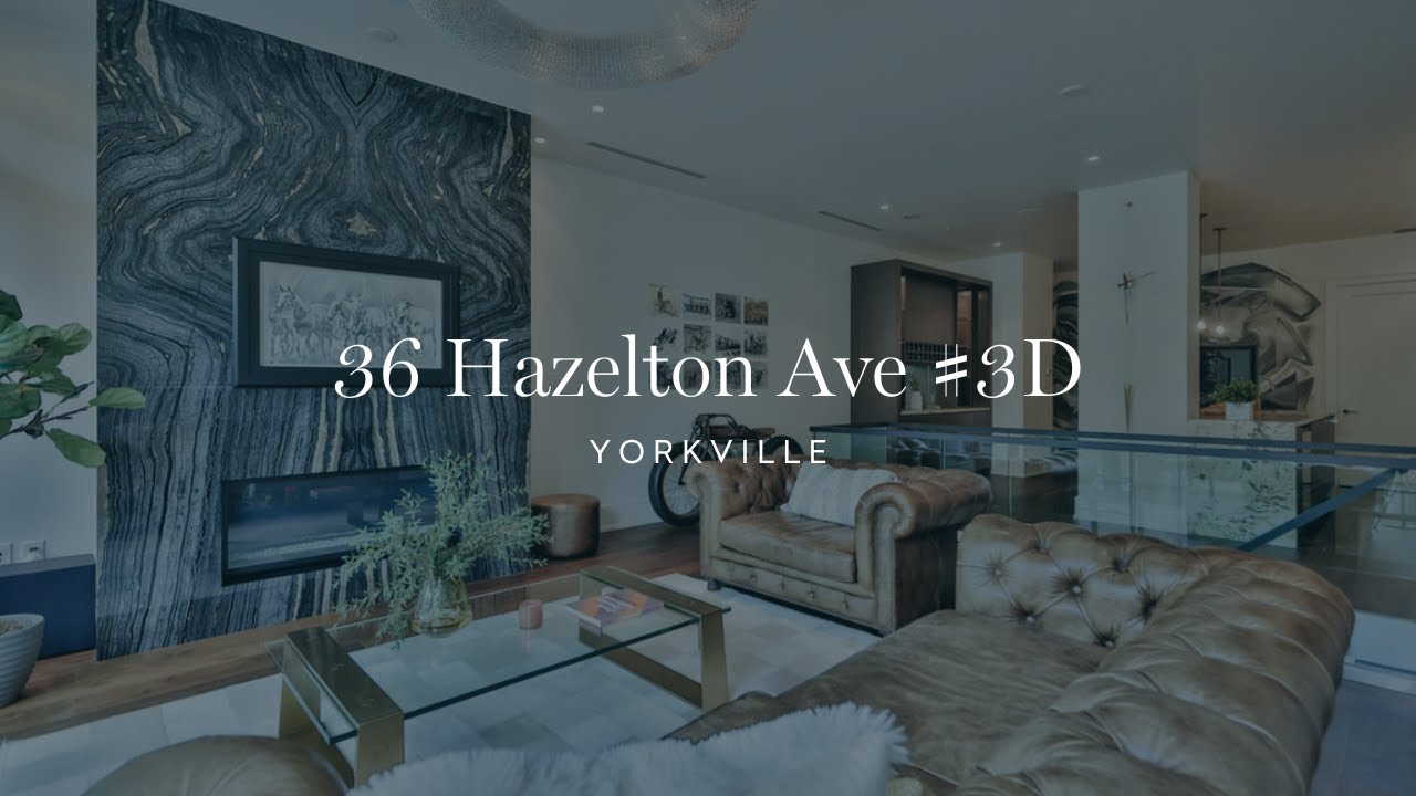 Experience Yorkville Luxury at 36 Hazelton Ave Suite 3D | 2 Bed & 3 Bath