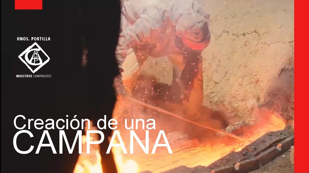 Elaboración de una campana de 5.000 kg en la Fundición Abel Portilla en San Bartolomé de Meruelo.