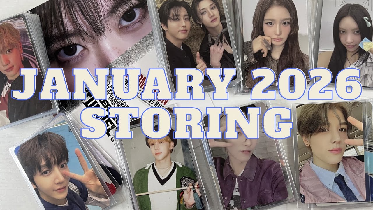 Хранение фотокарточек в январе 2026 года (ATTEZ, Itzy, kickflip, Stray Kids, illit, NMIXX, Xikers...