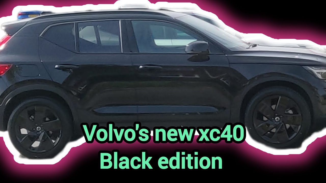The new Volvo xc40 black edition 2025 review with Richie B @Amazingfeet @MatArmstrongbmx