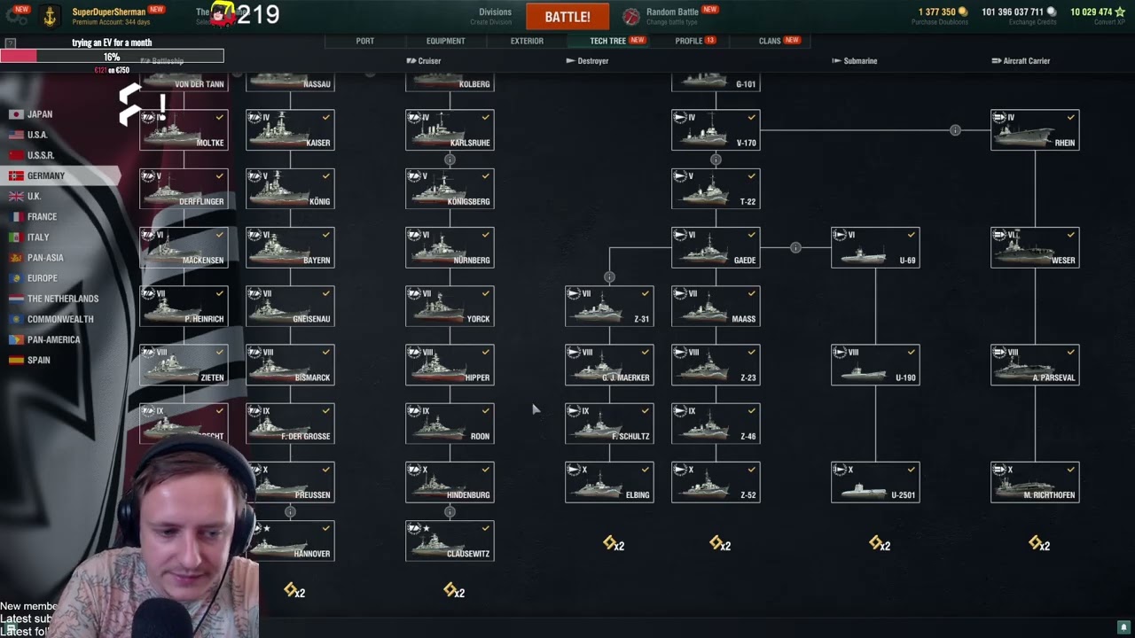 An overview of the different cruiser lines - World of Warships 2024