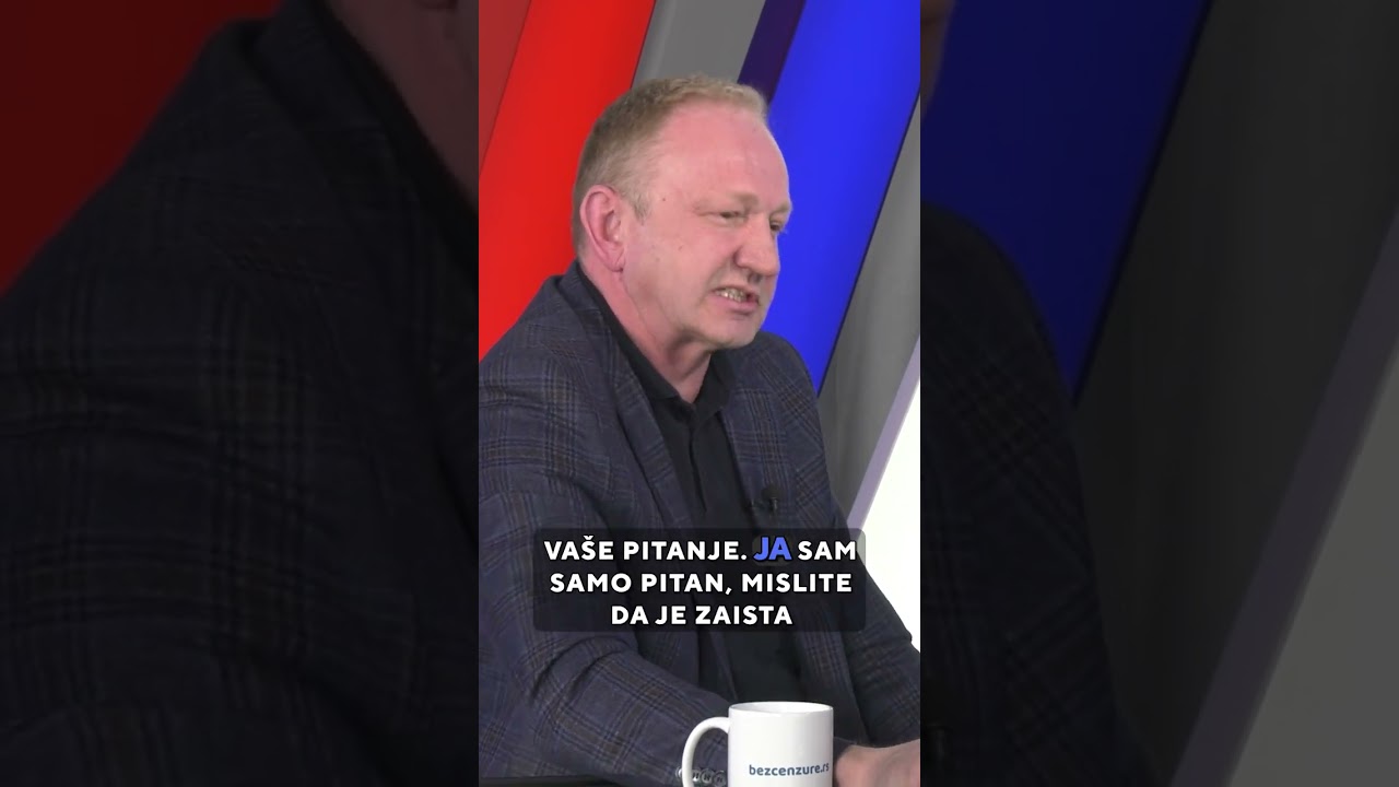 Danilo Vidaković - Ovo nije Insajder televizija, a ja nisam Brankica Stanković!