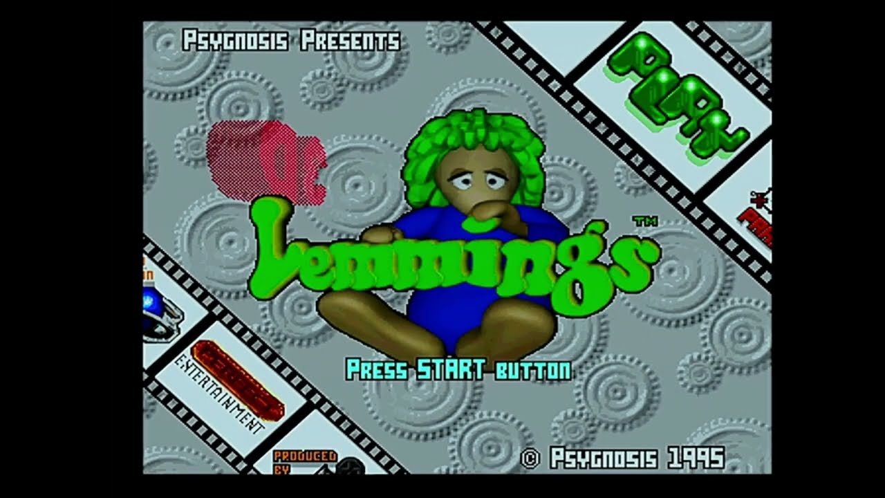Lemmings 3D Sega Saturn PAL