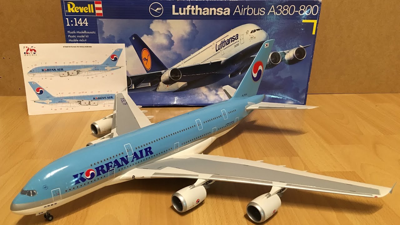 Assembly / Revell 1/144 scale Airbus A380 Korean Air / Zocker J